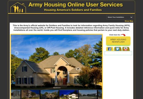 Army Housing Online User Services